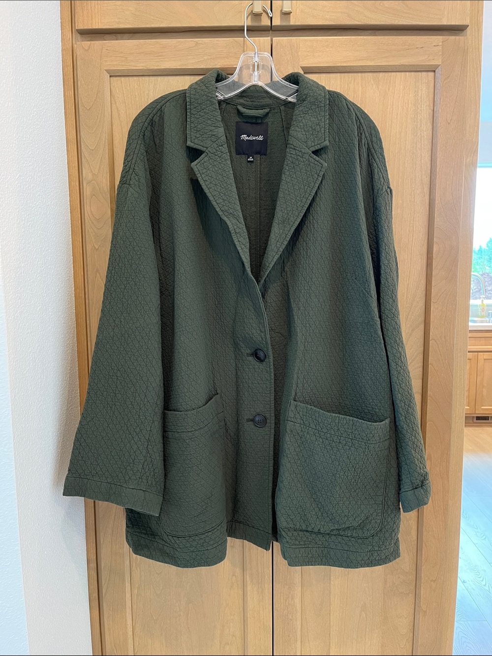 Madewell Diamond Jacquard Shaw Blazer